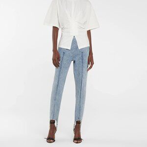 ISABEL MARANT Nanouli Stirrup Skinny Jeans Size S - Light Wash